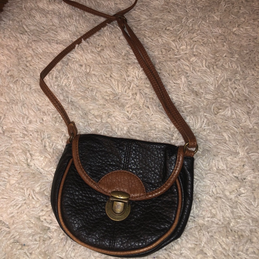 Cute black and brown purse